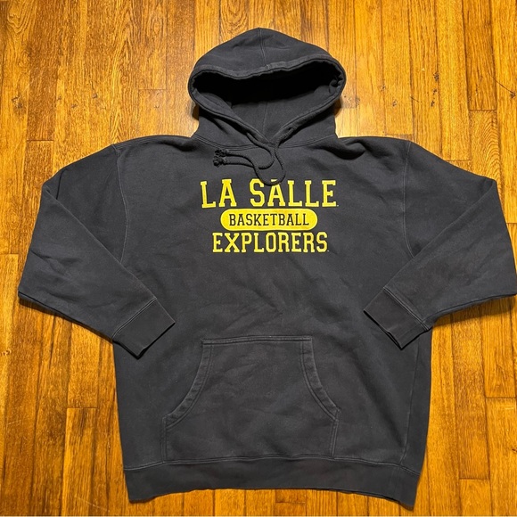 La Salle University Explorers Basketball Hoodie Size XL Mens Cotton Polyester - Picture 1 of 8